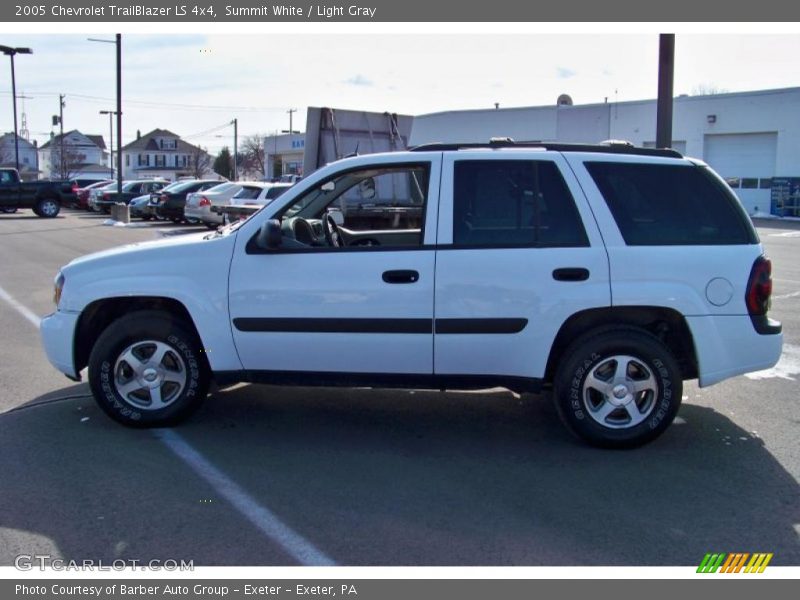 Summit White / Light Gray 2005 Chevrolet TrailBlazer LS 4x4