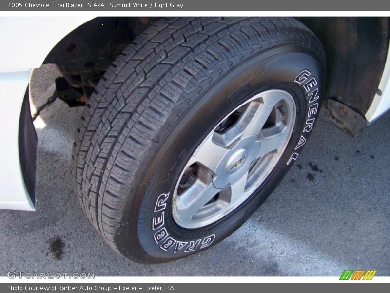 Summit White / Light Gray 2005 Chevrolet TrailBlazer LS 4x4