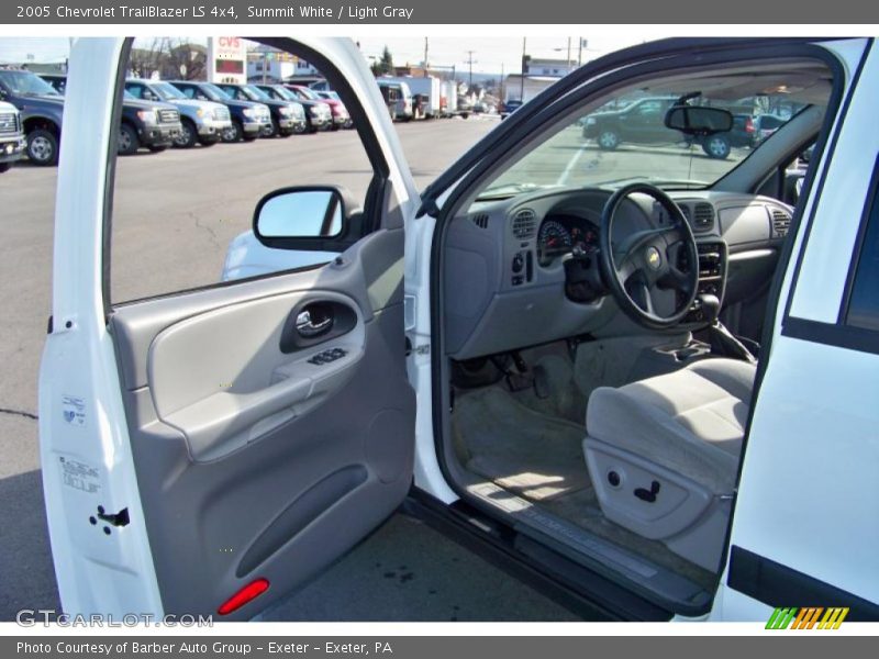 Summit White / Light Gray 2005 Chevrolet TrailBlazer LS 4x4