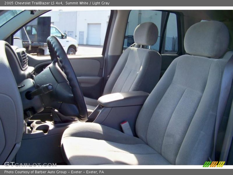 Summit White / Light Gray 2005 Chevrolet TrailBlazer LS 4x4