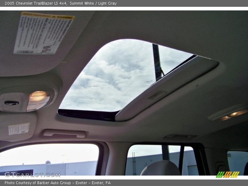 Summit White / Light Gray 2005 Chevrolet TrailBlazer LS 4x4