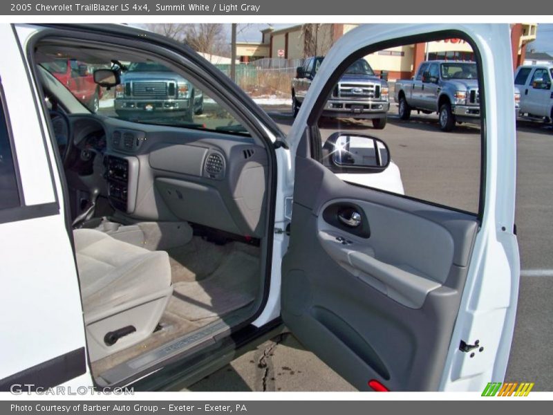 Summit White / Light Gray 2005 Chevrolet TrailBlazer LS 4x4