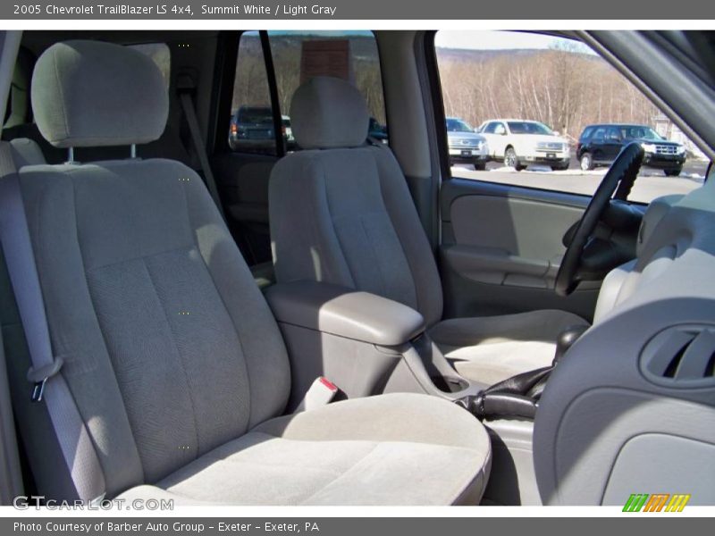 Summit White / Light Gray 2005 Chevrolet TrailBlazer LS 4x4