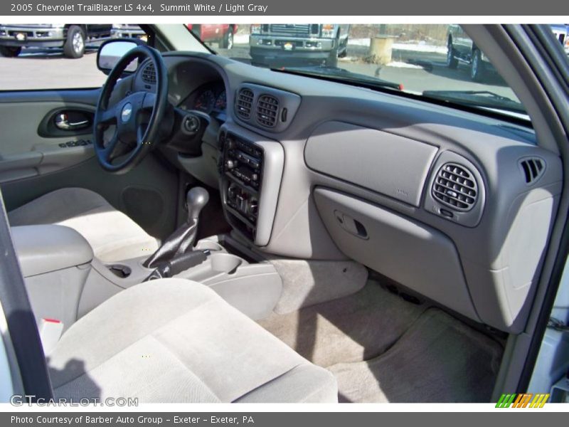 Summit White / Light Gray 2005 Chevrolet TrailBlazer LS 4x4