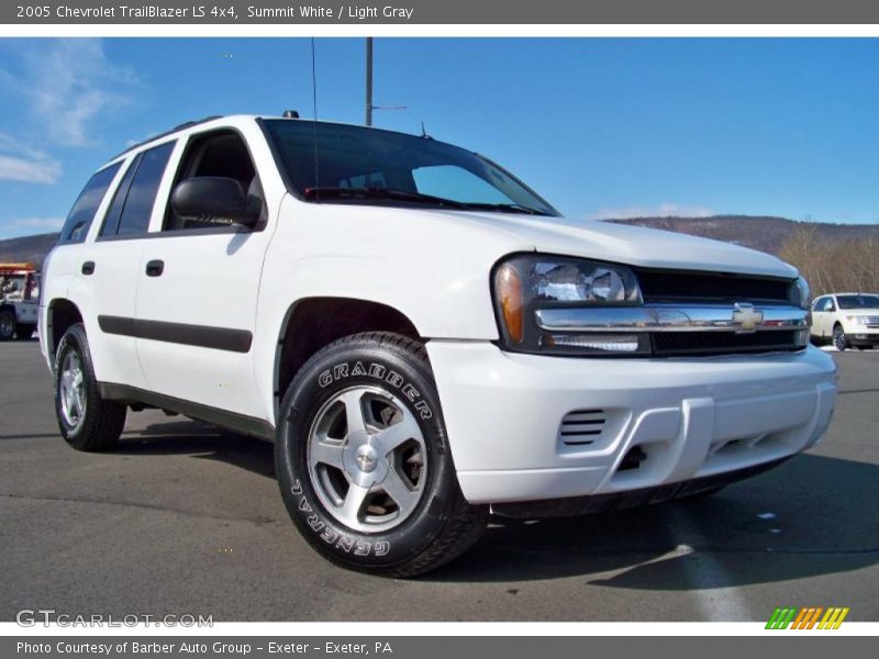 Summit White / Light Gray 2005 Chevrolet TrailBlazer LS 4x4