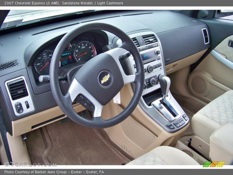 Sandstone Metallic / Light Cashmere 2007 Chevrolet Equinox LS AWD