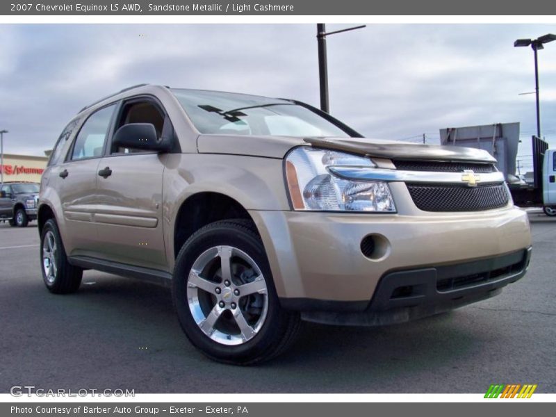 Sandstone Metallic / Light Cashmere 2007 Chevrolet Equinox LS AWD