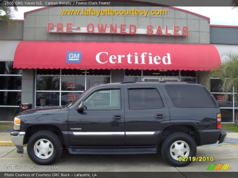 Carbon Metallic / Pewter/Dark Pewter 2005 GMC Yukon SLE