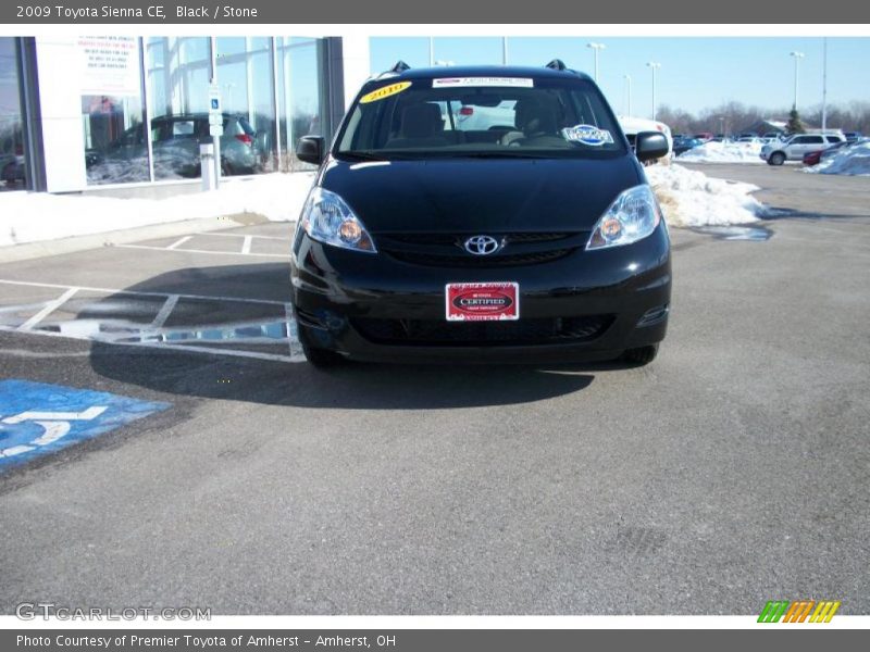 Black / Stone 2009 Toyota Sienna CE