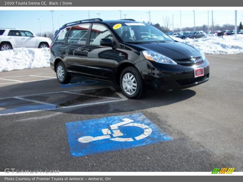 Black / Stone 2009 Toyota Sienna CE