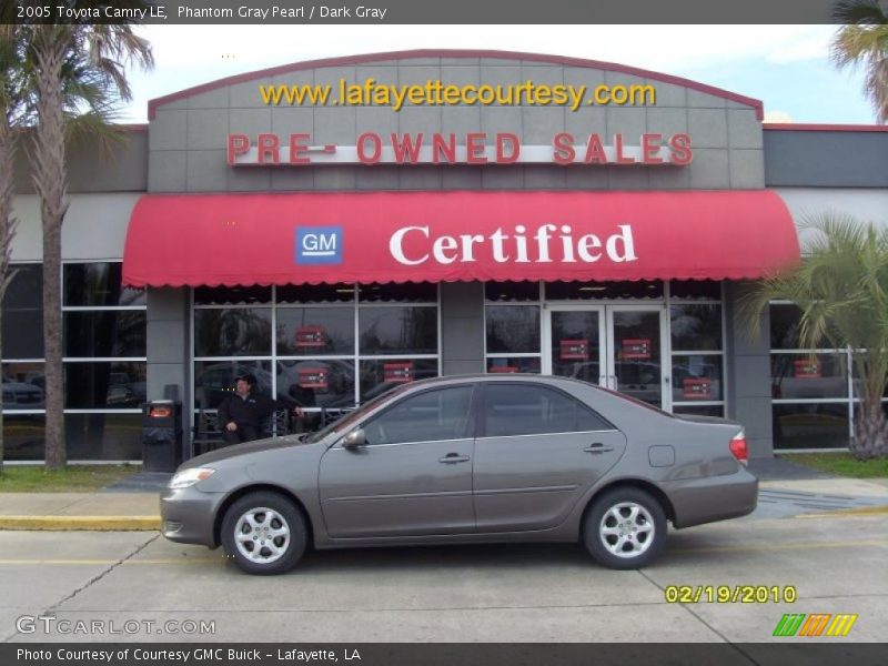 Phantom Gray Pearl / Dark Gray 2005 Toyota Camry LE