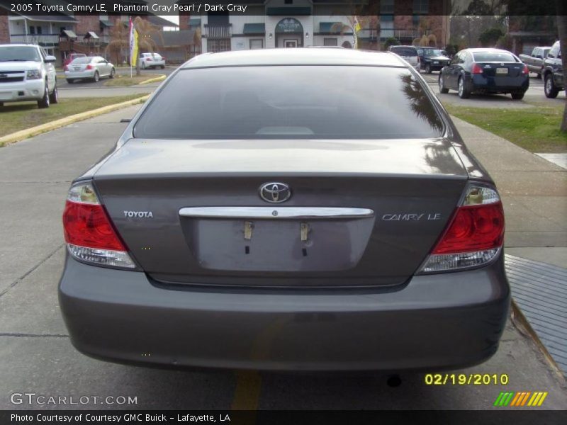 Phantom Gray Pearl / Dark Gray 2005 Toyota Camry LE