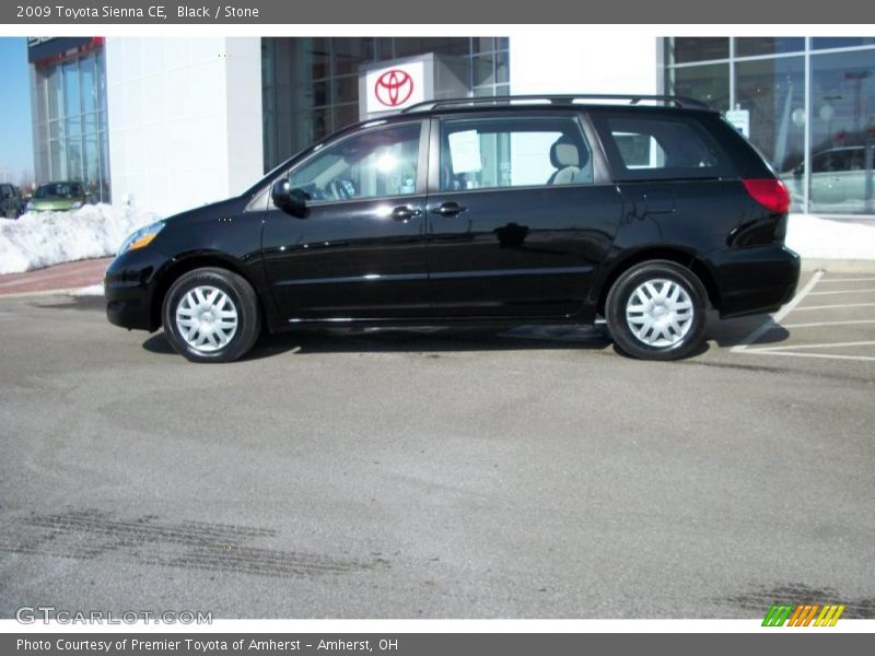 Black / Stone 2009 Toyota Sienna CE