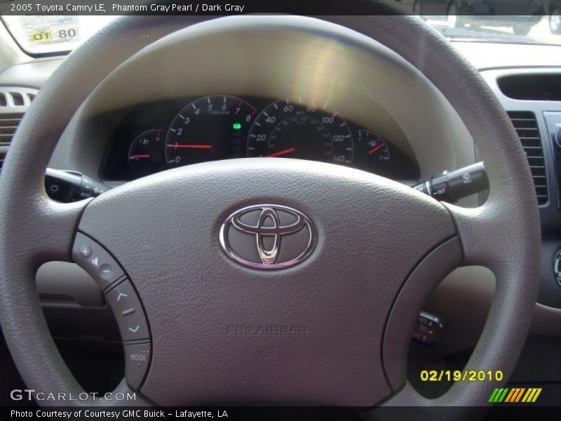Phantom Gray Pearl / Dark Gray 2005 Toyota Camry LE