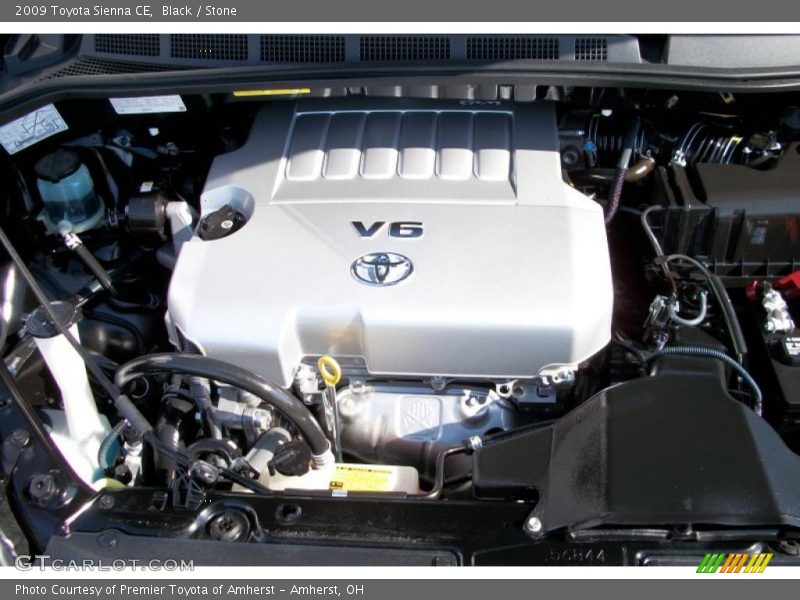 Black / Stone 2009 Toyota Sienna CE