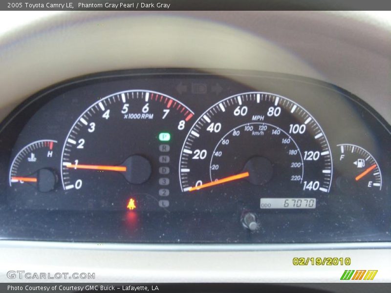Phantom Gray Pearl / Dark Gray 2005 Toyota Camry LE
