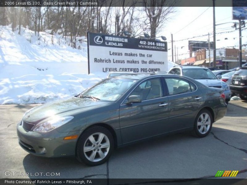 Oasis Green Pearl / Cashmere 2006 Lexus ES 330