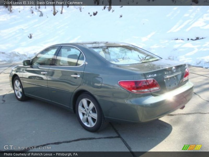 Oasis Green Pearl / Cashmere 2006 Lexus ES 330