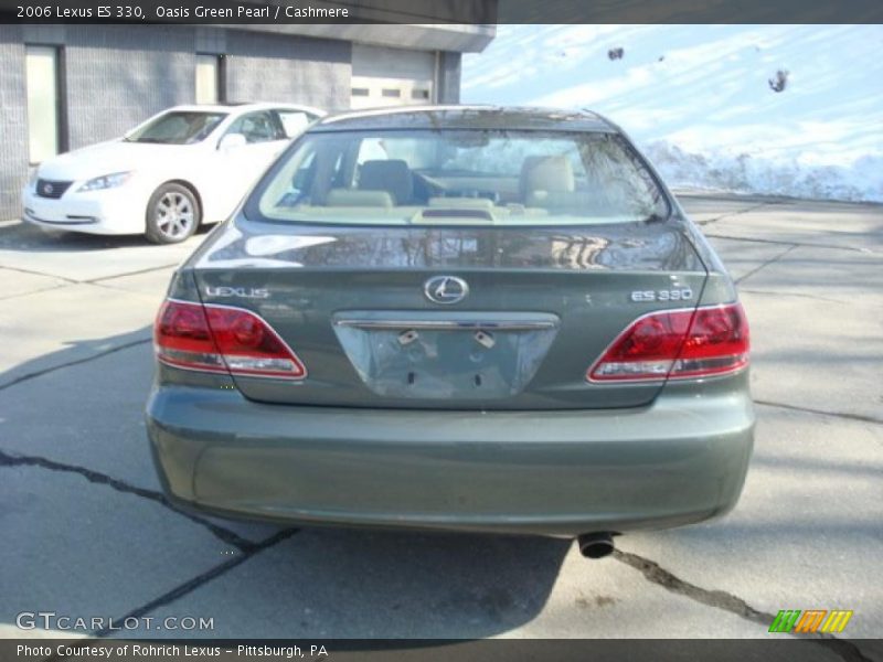 Oasis Green Pearl / Cashmere 2006 Lexus ES 330
