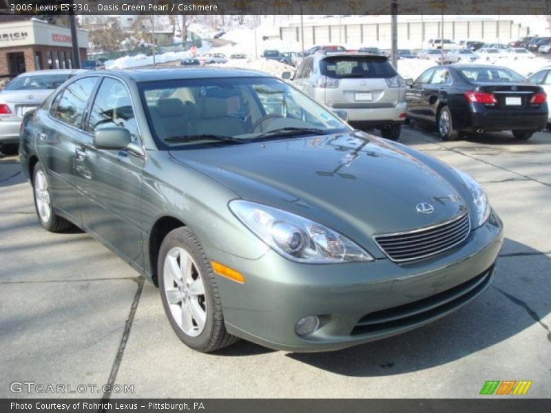Oasis Green Pearl / Cashmere 2006 Lexus ES 330