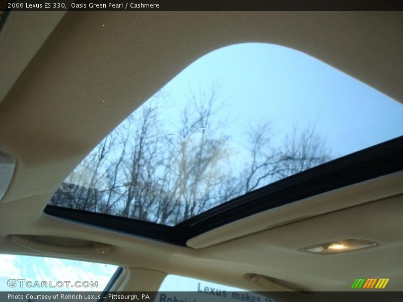 Oasis Green Pearl / Cashmere 2006 Lexus ES 330
