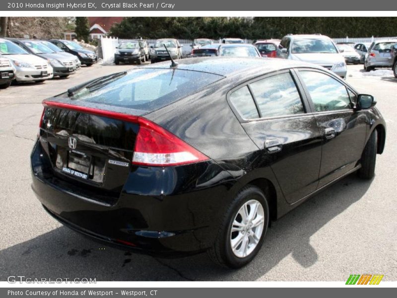 Crystal Black Pearl / Gray 2010 Honda Insight Hybrid EX