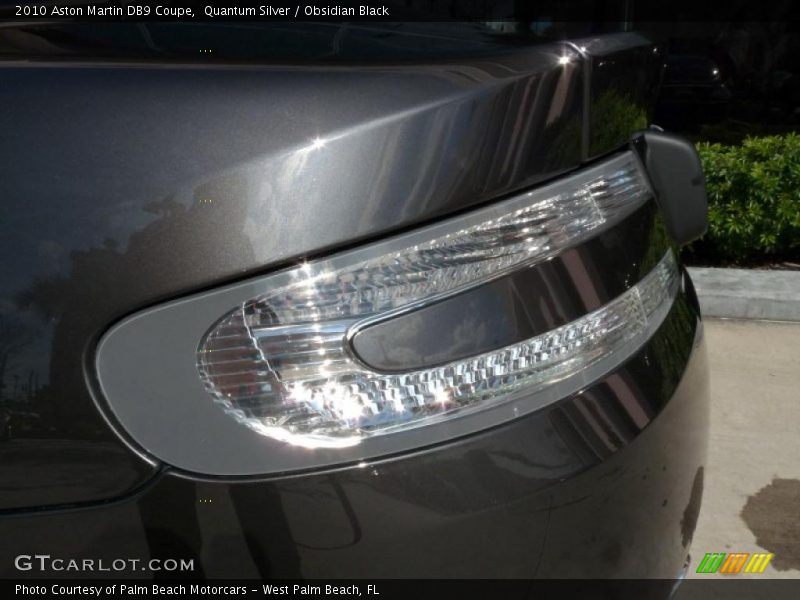 Quantum Silver / Obsidian Black 2010 Aston Martin DB9 Coupe