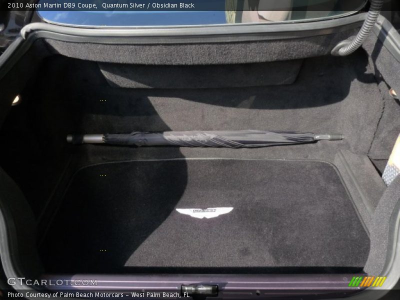 Quantum Silver / Obsidian Black 2010 Aston Martin DB9 Coupe