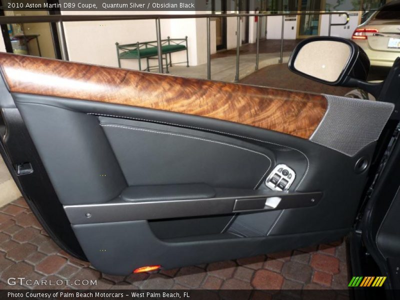 Quantum Silver / Obsidian Black 2010 Aston Martin DB9 Coupe