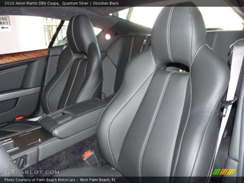 Quantum Silver / Obsidian Black 2010 Aston Martin DB9 Coupe
