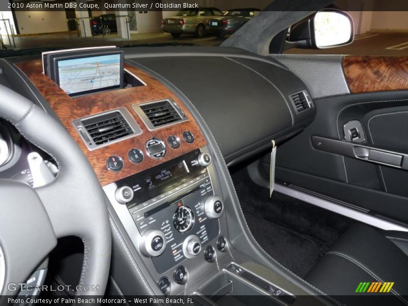 Quantum Silver / Obsidian Black 2010 Aston Martin DB9 Coupe
