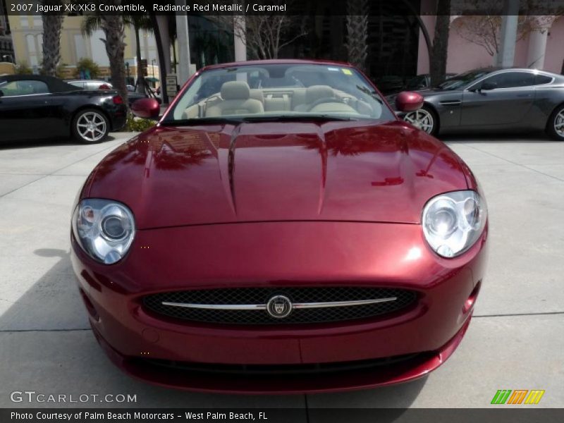 Radiance Red Metallic / Caramel 2007 Jaguar XK XK8 Convertible