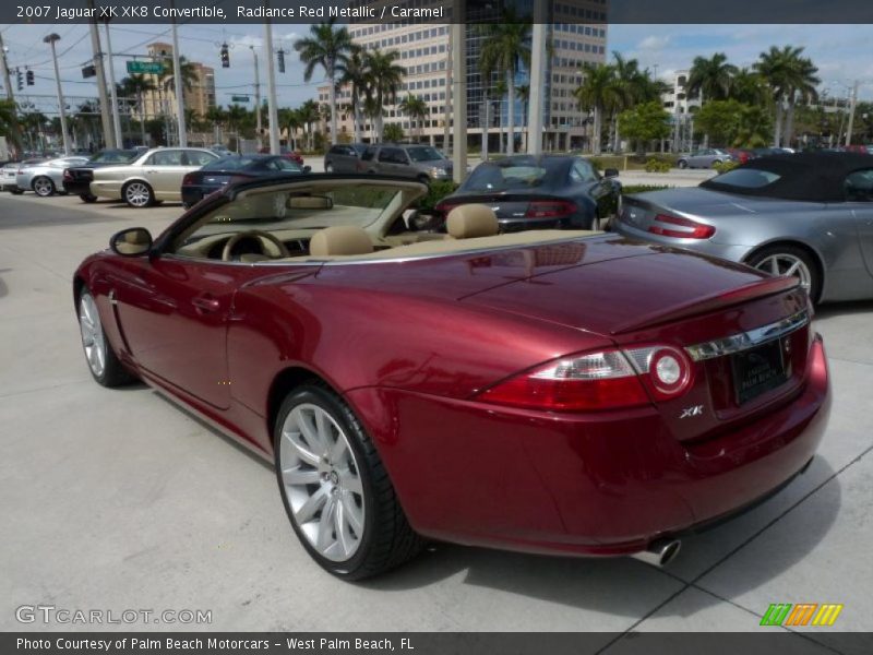 Radiance Red Metallic / Caramel 2007 Jaguar XK XK8 Convertible