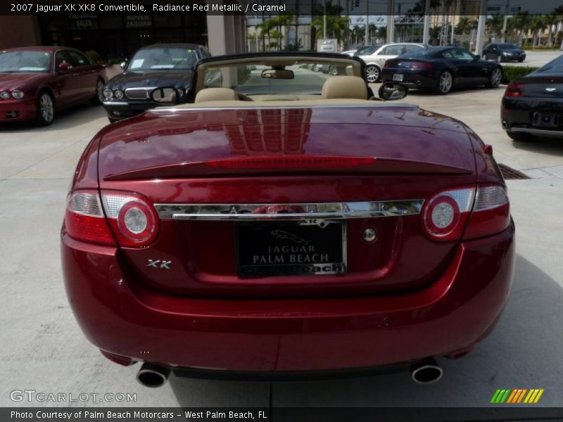 Radiance Red Metallic / Caramel 2007 Jaguar XK XK8 Convertible