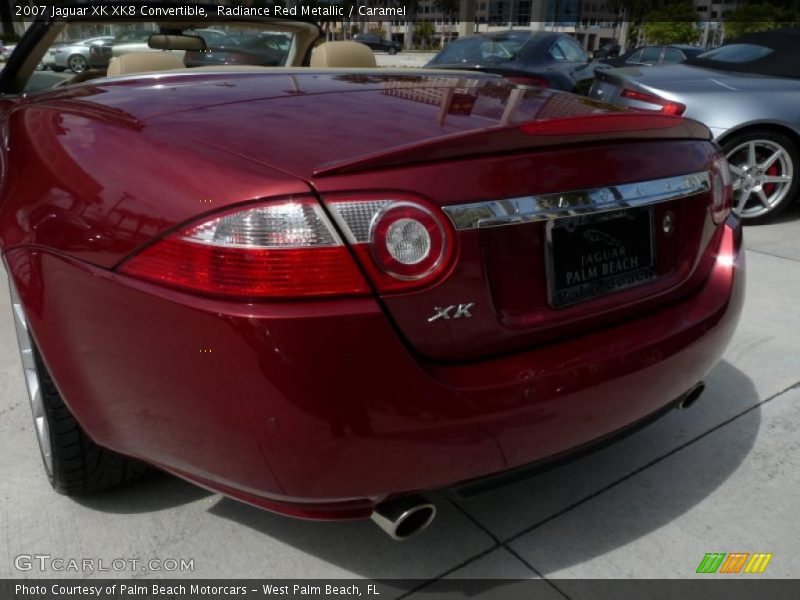 Radiance Red Metallic / Caramel 2007 Jaguar XK XK8 Convertible