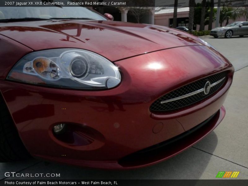 Radiance Red Metallic / Caramel 2007 Jaguar XK XK8 Convertible