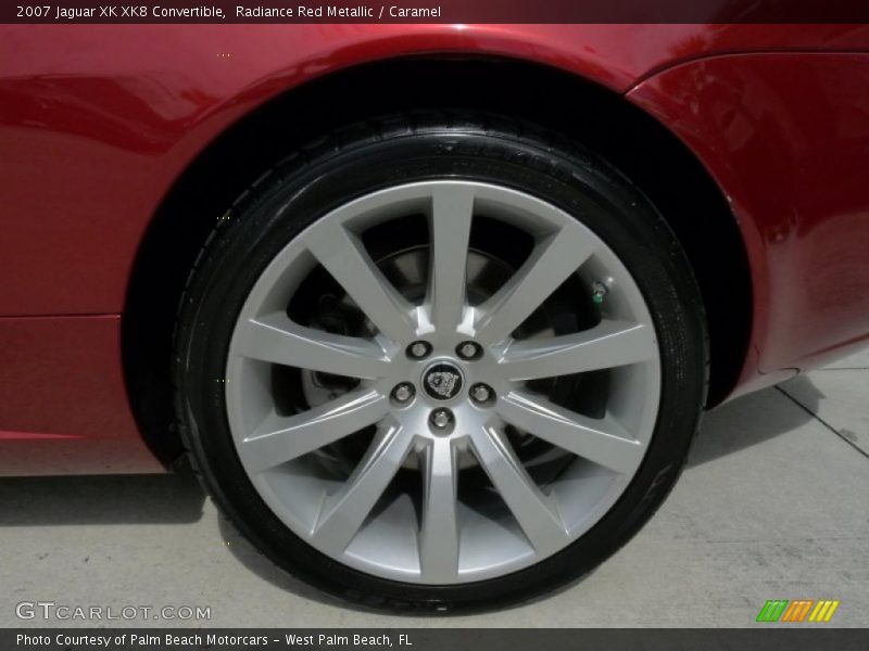 Radiance Red Metallic / Caramel 2007 Jaguar XK XK8 Convertible