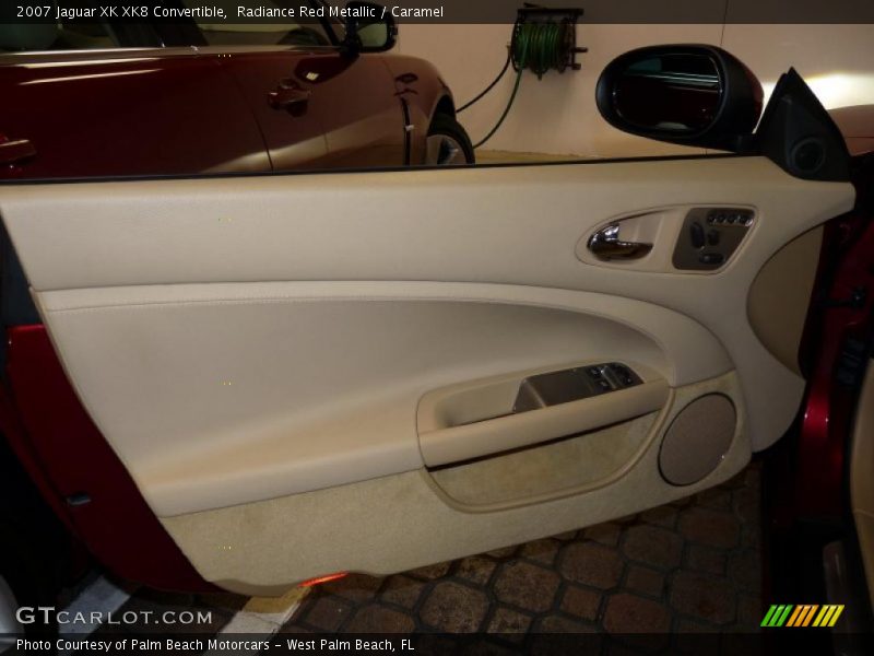 Radiance Red Metallic / Caramel 2007 Jaguar XK XK8 Convertible