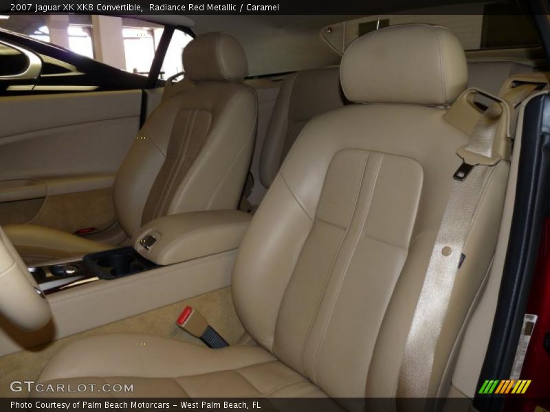 Radiance Red Metallic / Caramel 2007 Jaguar XK XK8 Convertible