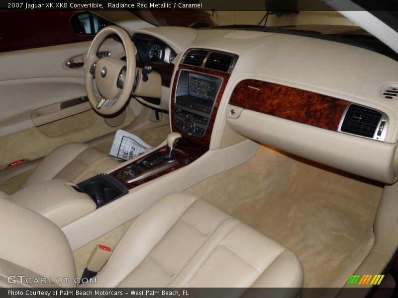 Radiance Red Metallic / Caramel 2007 Jaguar XK XK8 Convertible