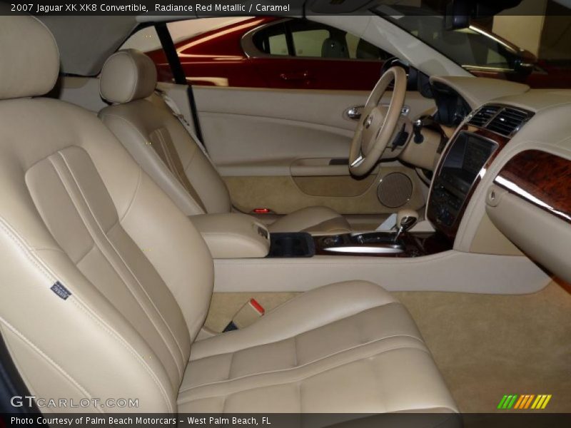 Radiance Red Metallic / Caramel 2007 Jaguar XK XK8 Convertible