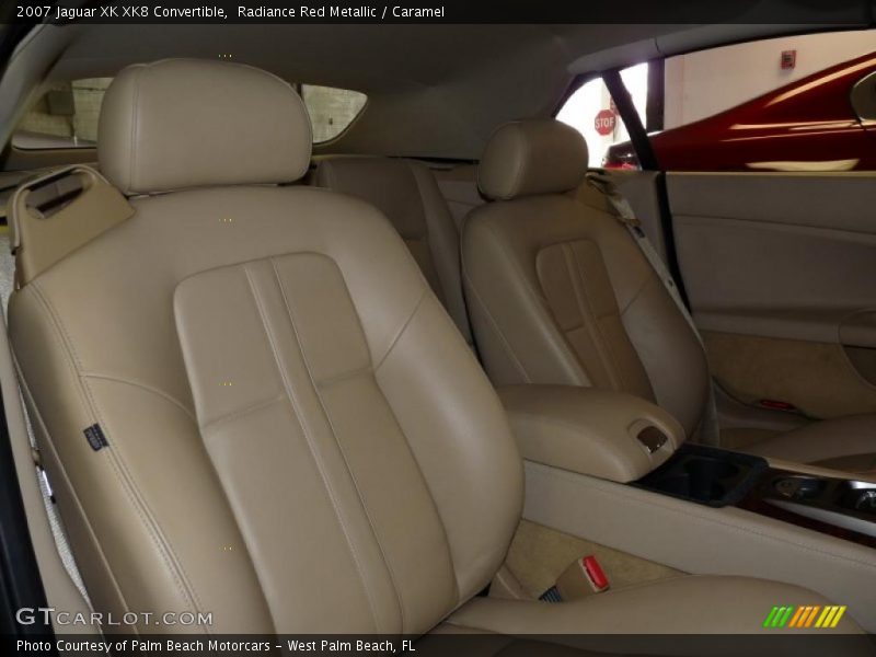 Radiance Red Metallic / Caramel 2007 Jaguar XK XK8 Convertible