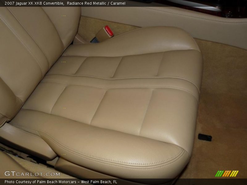Radiance Red Metallic / Caramel 2007 Jaguar XK XK8 Convertible