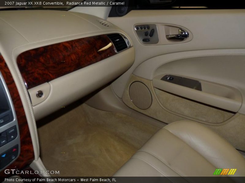 Radiance Red Metallic / Caramel 2007 Jaguar XK XK8 Convertible