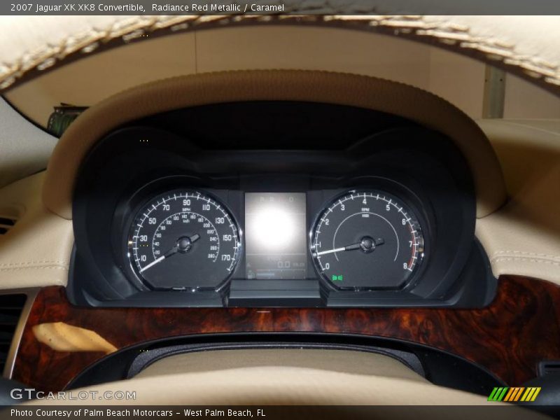 Radiance Red Metallic / Caramel 2007 Jaguar XK XK8 Convertible
