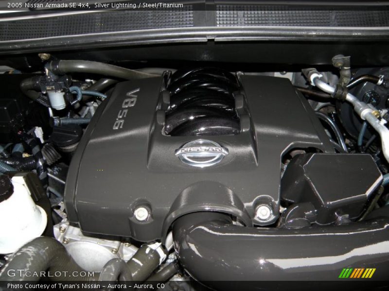 Silver Lightning / Steel/Titanium 2005 Nissan Armada SE 4x4