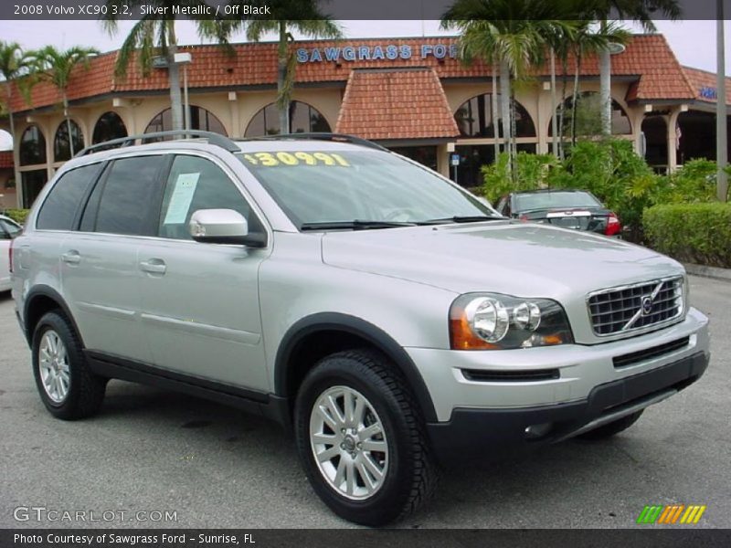 Silver Metallic / Off Black 2008 Volvo XC90 3.2