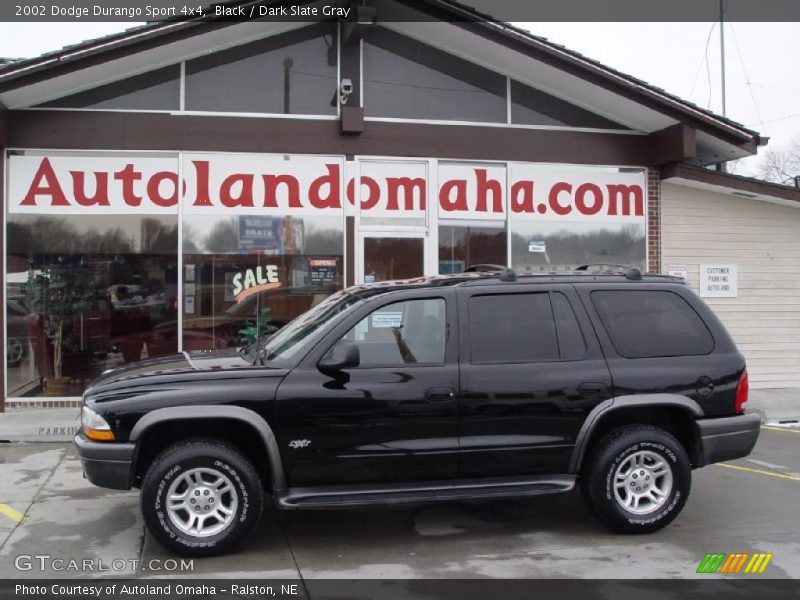 Black / Dark Slate Gray 2002 Dodge Durango Sport 4x4