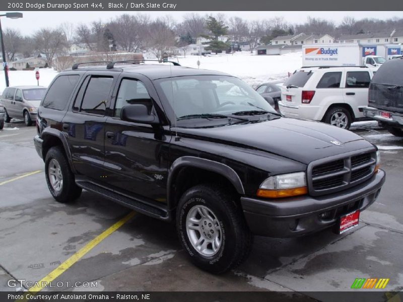 Black / Dark Slate Gray 2002 Dodge Durango Sport 4x4