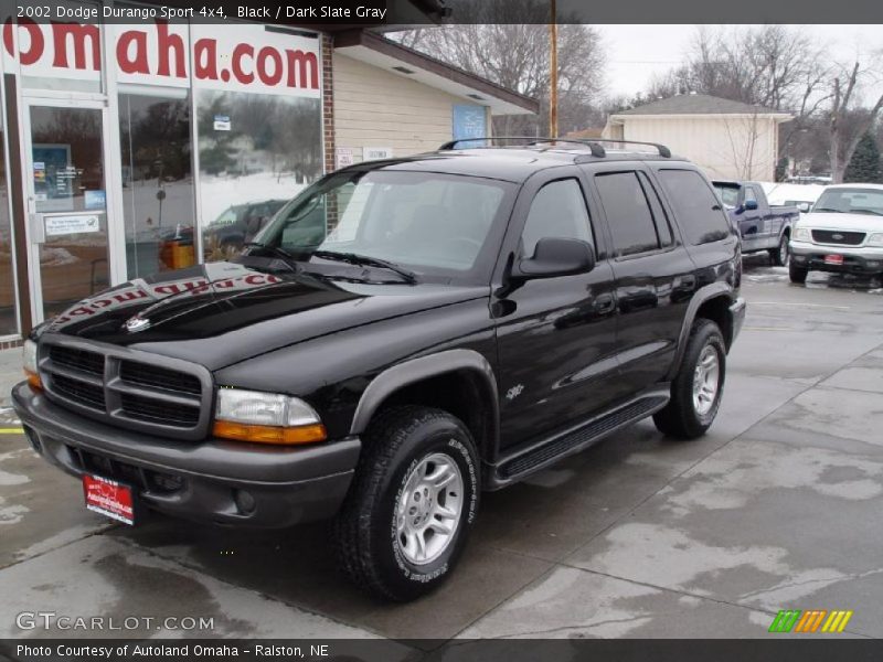 Black / Dark Slate Gray 2002 Dodge Durango Sport 4x4